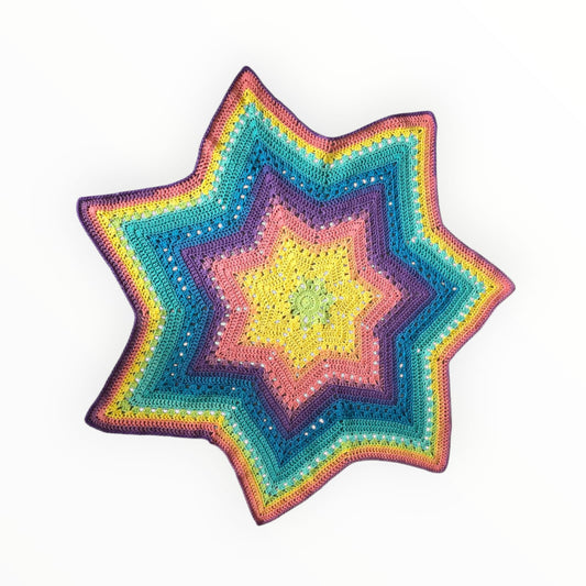 Crochet star blanket